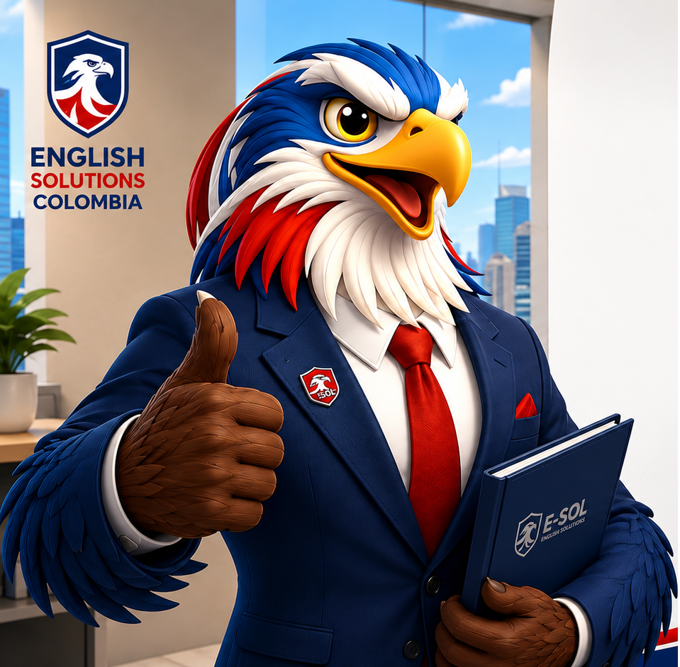 English Solutions Eagle Mascot