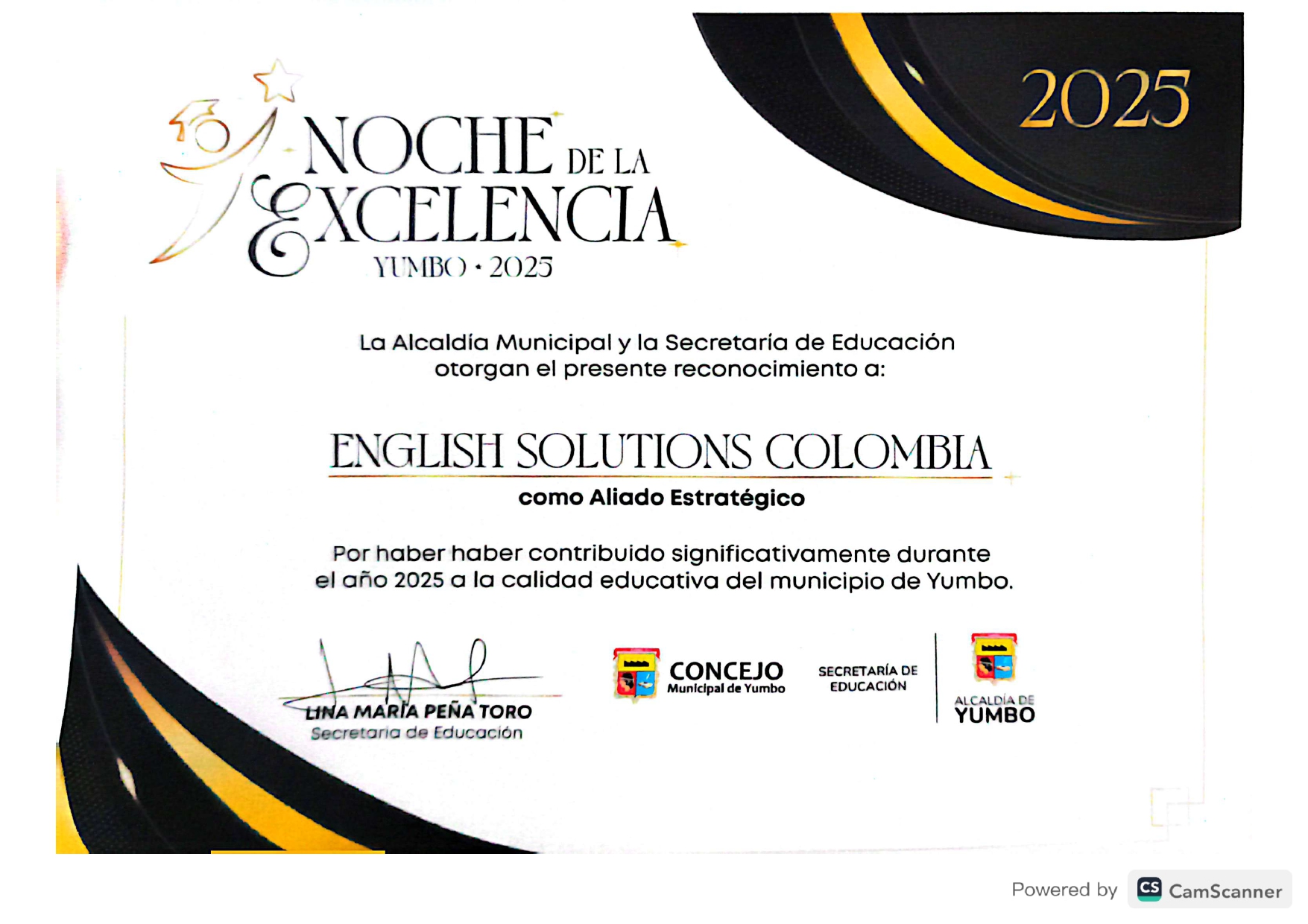 Noche de la Excelencia Yumbo